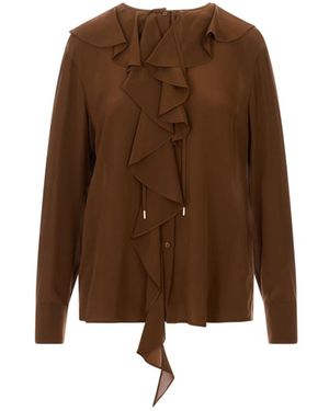 Max Mara Overhemden ,Bruin ,Blouses