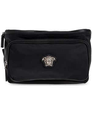 Versace Tassen ,Zwart ,Leer Heuptas
