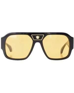 Versace Accessoires ,Zwart ,0Ve 4508U Zonnebril - Bruin