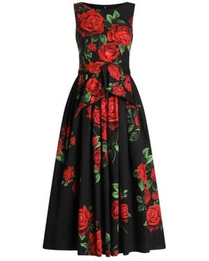 Dolce & Gabbana Midi Dresses - Rojo