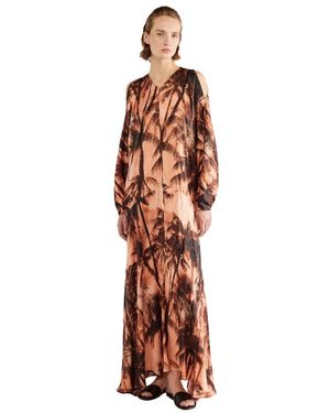 Erika Cavallini Semi Couture Maxi Dresses - Marrone