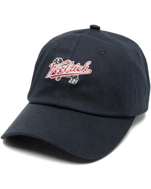 Woolrich Accessoires ,Blauw ,Katoen Logo Baseball Cap
