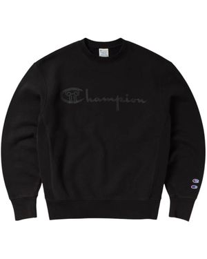 Champion Hoodies & Sweatvesten ,Zwart ,Sweatshirts & Hoodies