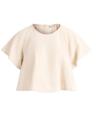 Weekend by Maxmara Overhemden ,Katoen Wkdforte Crop Blouse - Naturel