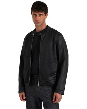 DIESEL Denimjacke Mit Elasthanmischung - Schwarz