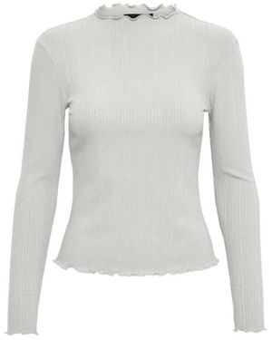 Karen By Simonsen Long Sleeve T-Shirts - Grey