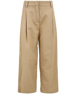 Aspesi Wide Trousers - Natural