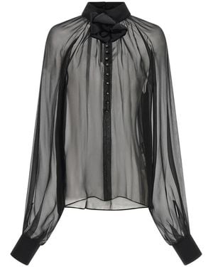 Dolce & Gabbana Overhemden ,Zwart ,Shirts