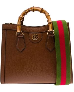 Gucci Diana Small Shopping Bag - Braun