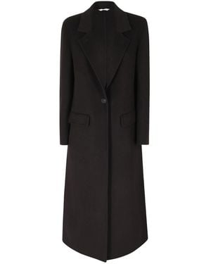 Hevò Single-Breasted Coats - Negro