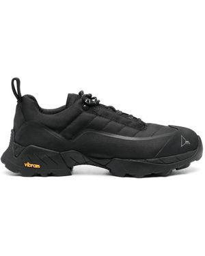 Roa Sneakers nere imbottite con stampa del logo - Nero