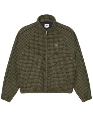 Obey Jassen ,Groen ,Wol Leisure Training Jacket