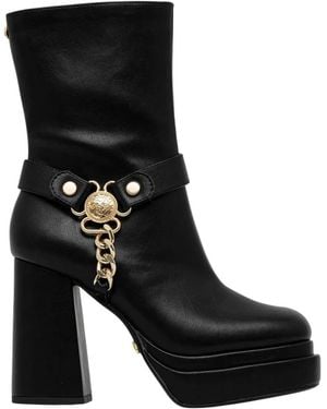 Buffalo Heeled Boots - Nero