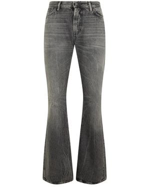 Acne Studios Jeans ,Grijs ,Katoen 2025F Gothik Flared Jeans