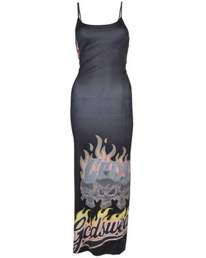 Gcds Maxi Dresses - Bleu