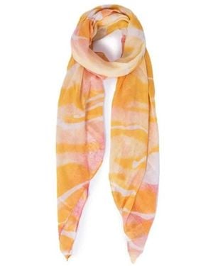 Pieces Polyesterschal Mit Fransen - Orange