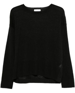 Majestic Filatures Round-Neck Knitwear - Black
