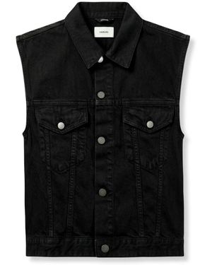 Haikure Jassen ,Blauw ,Katoen Ryder Gilet - Zwart