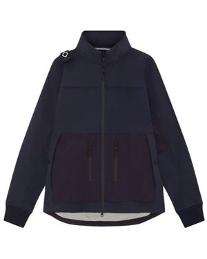 Ma Strum Softshell Trichtereckjacke - Blau