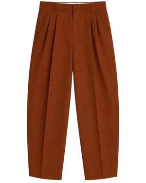A PAPER KID Wide Trousers - Brown