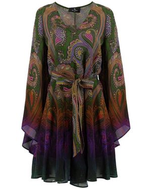 Etro Short Dresses - Verde
