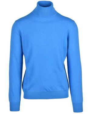 Kangra Truien & Vesten ,Blauw ,Wol Ciclista Turtleneck