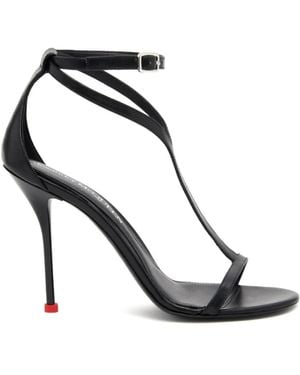 McQueen High Heel Sandals - Black