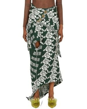 Louise Lyngh Bjerregaard Maxi Skirts - Green