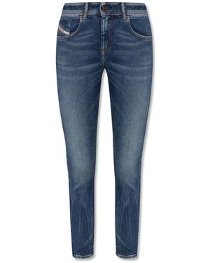 DIESEL 2017 slandy super skinny jeans - Blu