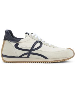 Loewe Schoenen ,Leer Flow Runner 2.0 Sneakers - Wit