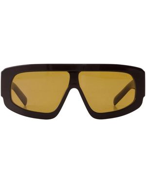Prada Accessoires ,Zwart ,D10S Zonnebril - Bruin