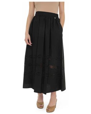 Liu Jo Maxi Skirts - Black