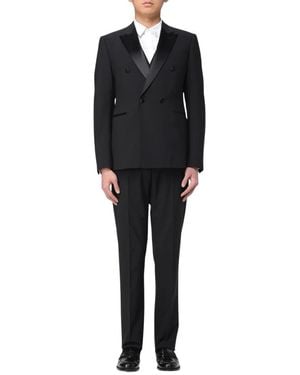Emporio Armani Double Breasted Suits - Black