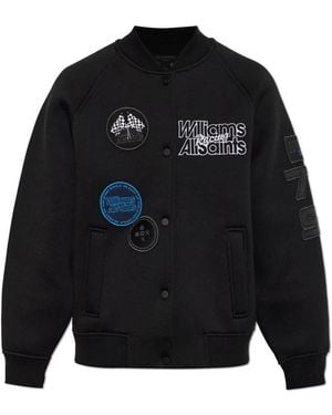 AllSaints Bomber Jackets - Negro