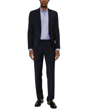 Daniele Alessandrini Single Breasted Suits - Black