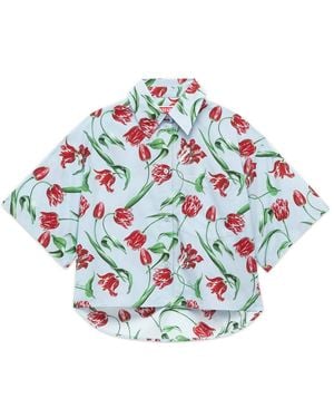 KENZO Overhemden ,Blauw ,Katoen Shirts