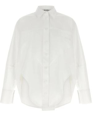 The Attico Shirt Met Lange Mouwen - Wit
