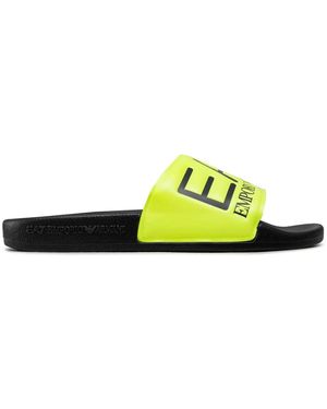 EA7 Schoenen ,Geel ,Gele Flip Flops & Slippers
