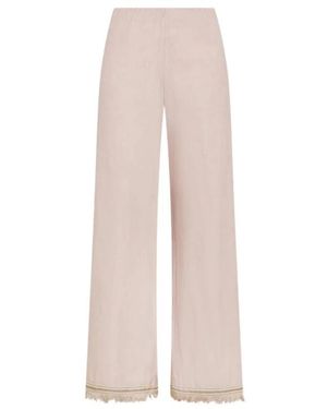 Seventy Wide Trousers - Natural