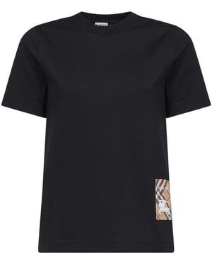 Burberry Cotton T-Shirt - Black