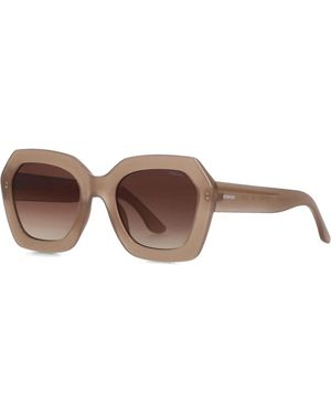 Komodo Braune Stilvolle Sonnenbrille Gwen