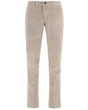Moorer Slim-Fit Trousers - Grijs
