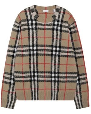 Burberry Curtis Cld Pullover - Natur