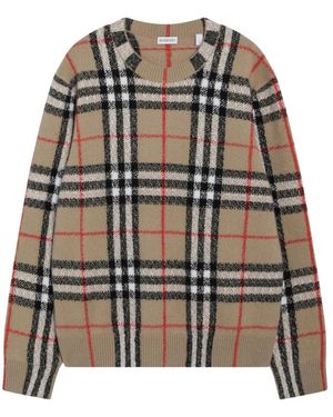 Burberry Curtis Cld Sweater - Naturel