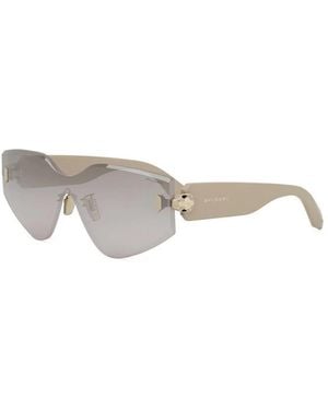 BVLGARI Accessoires ,Grijs ,Authentieke Serpenti Bril, Premium Kwaliteit