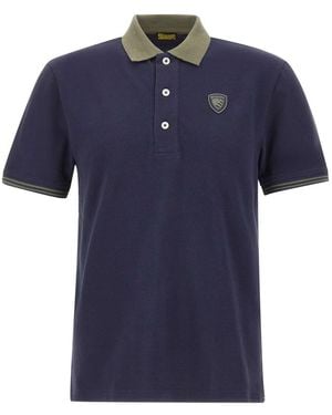Blauer Polo Shirts - Blue