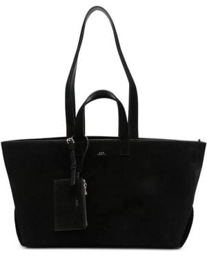 A.P.C. Tote Bags - Nero