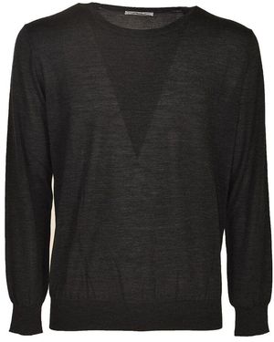 Kangra Round-Neck Knitwear - Black