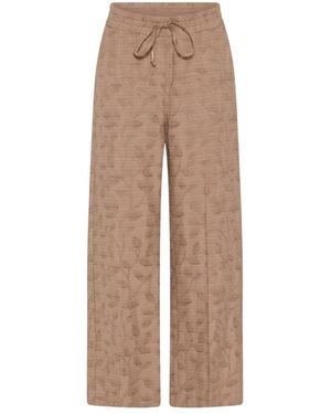 GUSTAV Wide Trousers - Natural