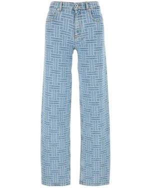 KENZO Stijlvolle Geborduurde Denim Jeans - Blauw